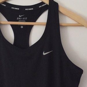 🛍 Nike running racer back tank logo athletic sz M
